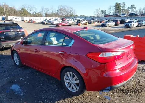 2014 Kia Forte Ex z USA, uszkodzony, nr VIN KNAFX4A86E5115419